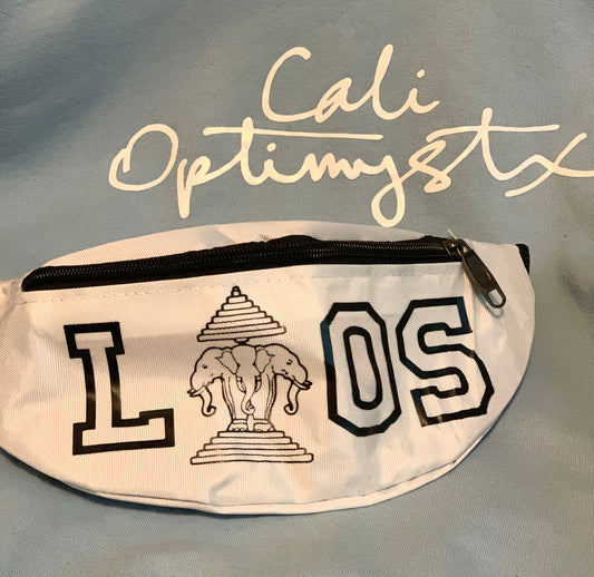 LAOS/3Head Elephant Fanny Pack