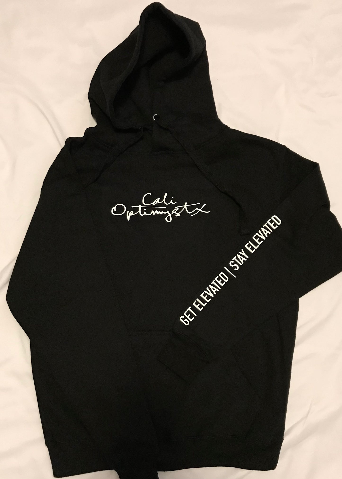White Signature Cali Optimystx Hoodie
